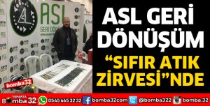 ASL GERİ DÖNÜŞÜM SIFIR ATIK ZİRVESİNDE