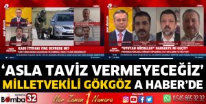 Asla taviz vermeyeceğiz
