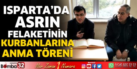 Asrın felaketinin kurbanlarına anma töreni