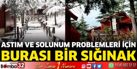 Astım ve solunum problemleri için burası bir sığınak