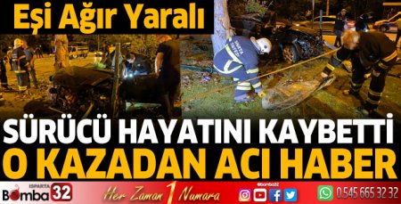 Astsubay kazada hayatını kaybetti, eşi ağır yaralı