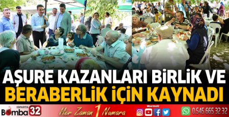 Aşure Kazanları Birlik ve Beraberlik için Kaynadı
