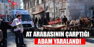 At Arabasının Çarptığı Adam Yaralandı