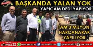 ATABEY BELEDİYE BAŞKANI SÖZÜNÜ TUTTU