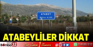 Atabey Belediyesinin otobüs saatleri değişti