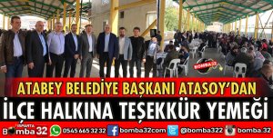 ATABEY HALKINA TEŞEKKÜR YEMEĞİ 