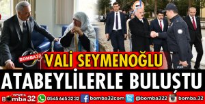 ATABEY İLÇESİNDE VALİ SEYMENOĞLU MUHTARLAR TOPLANTISI DÜZENLEDİ