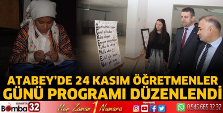 Atabey’de 24 Kasım Öğretmenler Günü programı düzenlendi