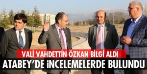 ATABEY’DE İNCELEMELERDE BULUNDU