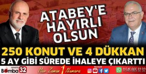 Atabey'e hayırlı olsun