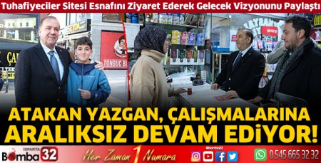 Atakan Yazgan, çalışmalarına aralıksız devam ediyor!