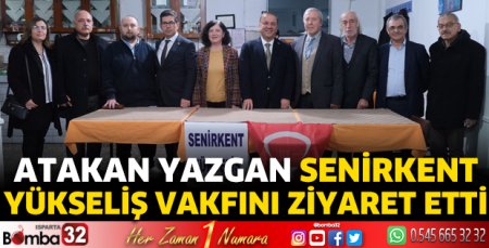 Atakan Yazgan Senirkent Yükseliş Vakfını ziyaret etti