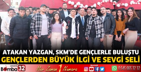 Atakan Yazgan, SKM’de gençlerle buluştu