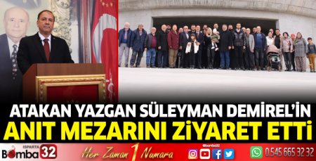 Atakan Yazgan Süleyman Demirel'in Anıt Mezarını ziyaret etti