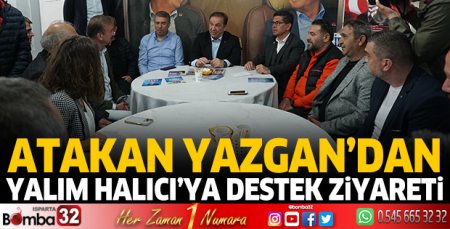 Atakan Yazgan’dan Halıcı’ya destek ziyareti