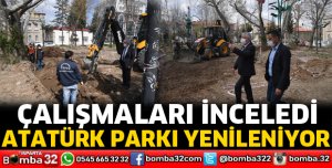 Atatürk Parkı yenileniyor
