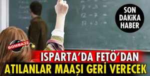ATILAN ÖĞRETMENLER MAAŞI GERİ VERECEK