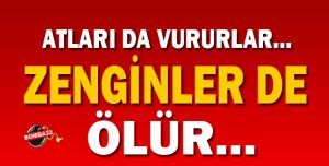 Atları da vururlar… Zenginler de ölür…