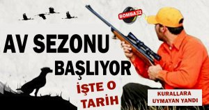 Av sezonu açılıyor