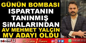 AV.MEHMET YALÇIN RESMEN ADAY ADAYI