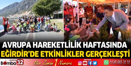 Avrupa Hareketlilik Haftasında Eğirdir’de etkinlikler gerçekleşti