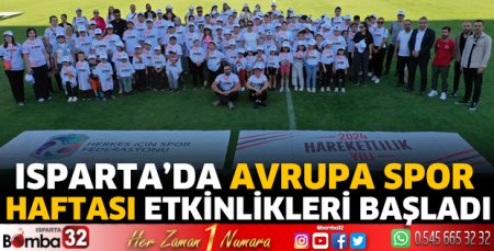 Avrupa Spor Haftası etkinlikleri başladı