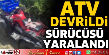 AVT devrildi sürücüsü yaralandı