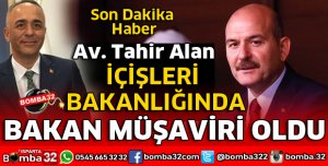 AVUKAT TAHİR ALAN BAKAN MÜŞAVİRİ OLDU