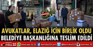 AVUKATLAR ELAZIĞ İÇİN BULUŞTU