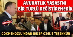 Avukatlık Yasası'nı bir türlü değiştiremedik