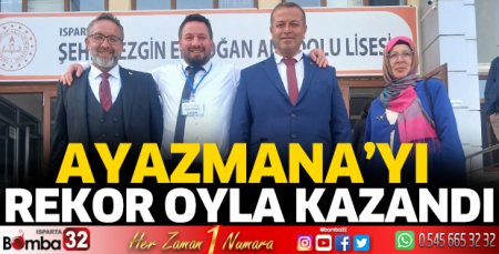 Ayazmana'yı rekor oyla kazandı