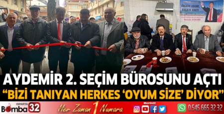 Aydemir 2. seçim bürosunu açtı
