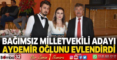Aydemir, oğlunu evlendirdi 