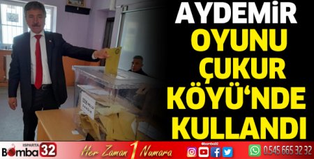 Aydemir oyunu Çukur Köyü'nde kullandı