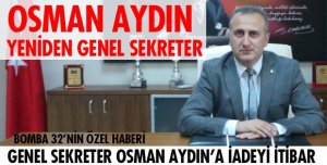 AYDIN TEKRAR GENEL SEKRETER