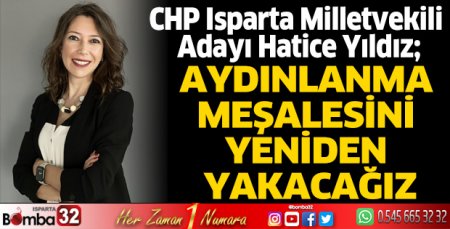 Aydınlanma meşalesini yeniden yakacağız