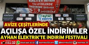 AYHAN ELEKTRİK'TE İNDİRİM FESTİVALİ
