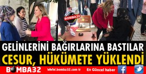 AYLİN CESUR BARLA'DAN HÜKÜMETE YÜKLENDİ
