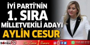 Aylin Cesur liste başı oldu