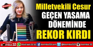 AYLİN CESUR REKOR KIRDI