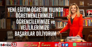 AYLİN CESUR'DAN YENİ ÖĞRETİM YILI MESAJI