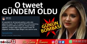 AYLİN CESUR'UN TWEET İ SOSYAL MEDYADA GÜNDEM OLDU