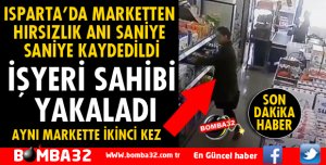 AYNI MAĞAZADAN İKİNCİ KEZ HIRSIZLIK YAPINCA SUÇÜSTÜ YAKALANDI
