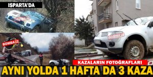 AYNI YOLDA 1 HAFTADA ÜÇÜNCÜ KAZA