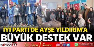 Ayşe Yıldırım'a ilçelerde büyük destek 