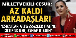Milletvekili Cesur: Az Kaldı Arkadaşlar