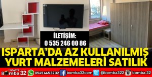 AZ KULLANILMIŞ SATILIK YURT MALZEMESİ 
