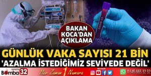 Azalma istediğimiz seviyede değil