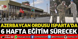 Azerbaycan ordusu Isparta'da