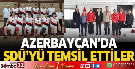 Azerbaycan’da SDÜ'yü temsil ettiler